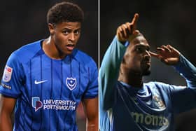 Pompey and Coventry City will both be without their star strikers. Kusini Yengi is injured as is Haji Wright. (Image: Mike Hewitt/Pete Norton of Getty Images)