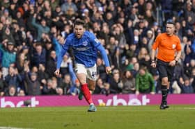 Callum Lang scored all four goals for Pompey in their 4-1 triumph over Coventry. Picture: Jason Brown/ProSportsImages