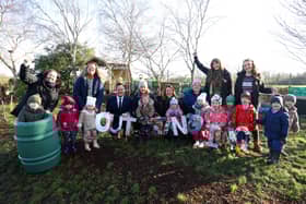 MP for Early Years Education Stephen Morgan pictured visiting the Little Bears Forest Preschool, Shore Avenue, Southsea. They are the first Portsmouth Preschool to be award Outstanding by Ofsted since, Stephen became minister for Early Years.Manager is Heather Smith.


Picture: Sam Stephenson.