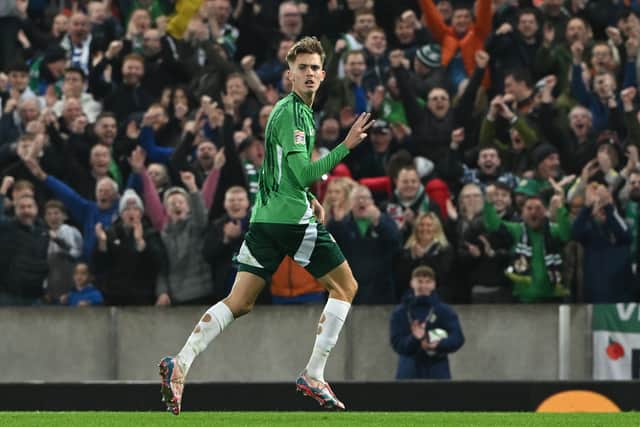 Northern Ireland international Isaac Price has been linked with a January move to Rangers (Pic: Getty)