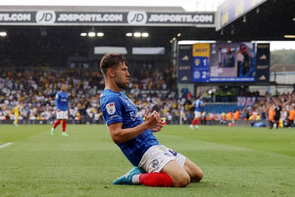 Callum Lang was the hero for Portsmouth in an emphatic victory over Coventry City.