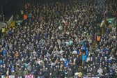 Pompey fans were in full voice as they backed their side in the Championship clash with Watford on Boxing Day.