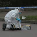 A 49-year-old man has been arrested on suspicion of murdering two women, injuring others and killing a dog on Christmas Day. 