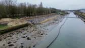 Sea defence works at Ports Creek, Portsmouth