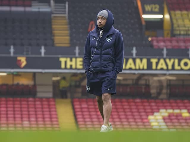 Middlesbrough loanee Sammy Silvera's had a difficult Pompey stay. Pic: Jason Brown/ProSportsImages