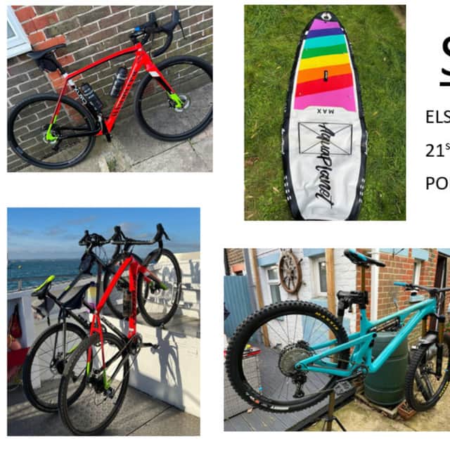 These items were stolen from a property in Elson Lane before Christmas, police are asking for people to keep an eye on resale sites for them.