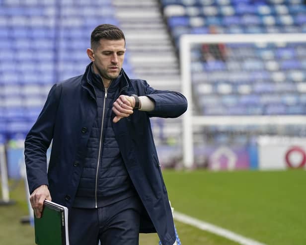 Pompey boss John Mousinho has outlined the Blues' transfer window timeline for getting signings into Fratton Park. Pic: Jason Brown/ProSportsImages