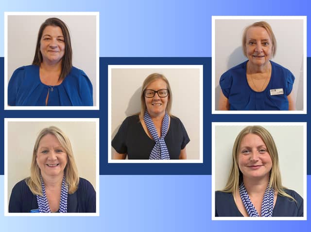 Meet the specialists Steph Glasspool, Catherine Wassell, Lynn Martin, Suzanne Start, who is also a CLIA Cruise Master, and Jade Maitland.