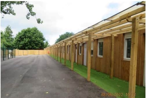 Children have been learning in temporary buildings since 2021