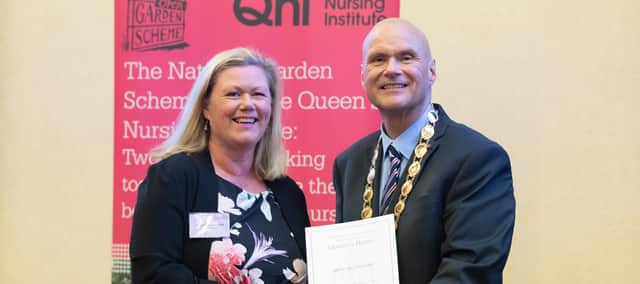 Juliet McCormack, Clinical Nurse Specialist in Palliative Care, was delighted to receive the title of Queen's Nurse.