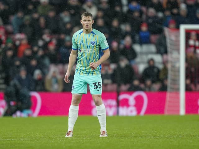 Pompey's Rob Atkinson was Jordan Cross' MOTM against Sunderland.