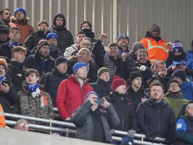 Pompey supporters battled heavy UK snowfall to make the longest trip of the season and back their team at Sunderland. 