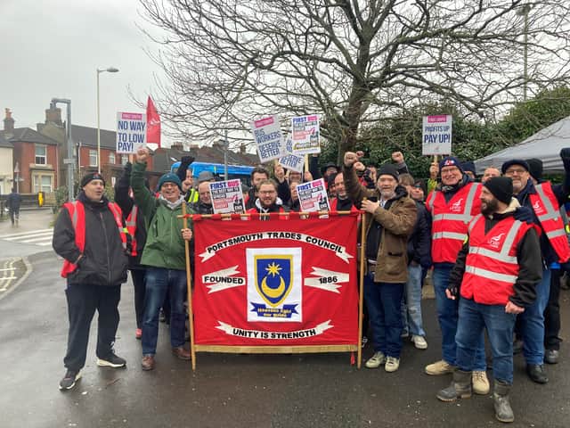 Portsmouth Trade Union Council pledged full support and solidarity with First Bus drivers