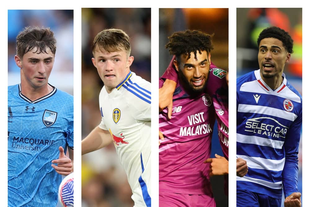 From left to right: Hayden Matthews, Joe Gelhardt, Kion Etete and Harvey Knibbs have all been linked with moves to Pompey.
