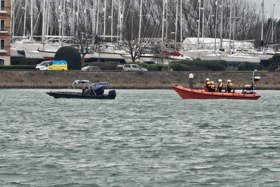 An RNLI lifeboat was deployed to rescue a boat which had broken down in Port Solent Marina.