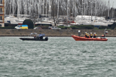 An RNLI lifeboat was deployed to rescue a boat which had broken down in Port Solent Marina.