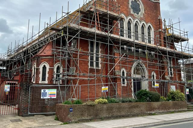 St. Joseph’s, Tangier Road, Baffins, has been closed for two years following a ceiling collapse