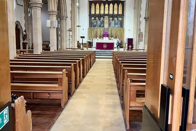St. Joseph’s, Tangier Road, Baffins, has been closed for two years following a ceiling collapse