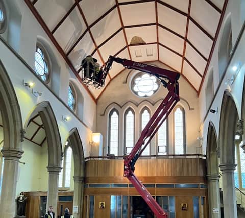 St. Joseph’s, Tangier Road, Baffins, has been closed for two years following a ceiling collapse