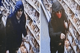 Chichester Police is searching for a man and a woman after someone was attacked in a Tesco Express in Southbourne, with items also being swiped from the shelves.