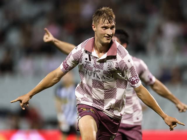 Pompey are reportedly chasing Brisbane Roar's Thomas Waddingham. Pic: Getty.