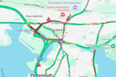 Delays are easing on the M27, A27 eastbound, as well as on the Eastern Road, following a crash between a lorry and a van.