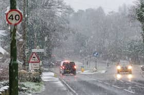 While coastal areas have so far only had sleet, parts of Hampshire including Liss, have had snow start to lay.