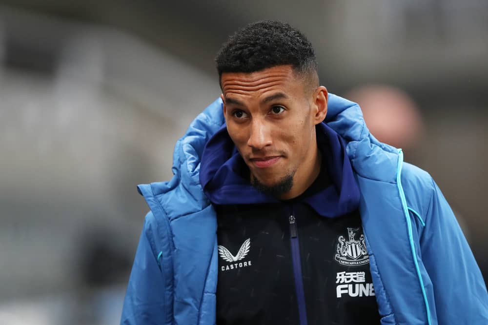 Isaac Hayden is finalised a switch to Fratton Park from Newcastle - having featured for the Toon since December 2021. Picture: Ian MacNicol/Getty Images