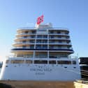 Brand new luxury cruise ship Viking Vela visited Portsmouth for the first time on Thursday, January 9, 2025. She is the latest in a long line of ships being built for the luxury brand.