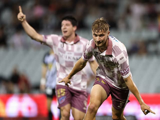Pompey are closing in on a deal for Brisbane Roar’s Thomas Waddingham. (Photo by Cameron Spencer/Getty Images)