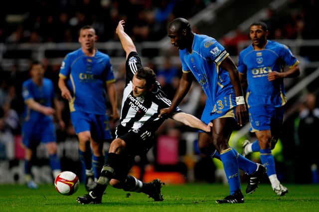 Mark Viduka had some battles against Pompey in the Premier League. Thomas Waddingham has been likened to him.