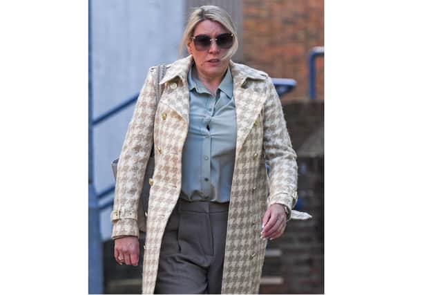 Emma O’Shea outside Portsmouth Crown Court 