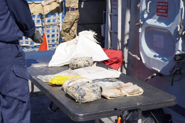 HMS Lancaster seized several stashes of illegal narcotics while conducting patrols in the Middle East and Gulf of Oman, but this garnered social media criticism from some.