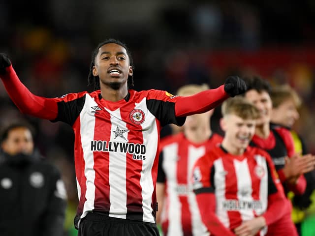 Pompey explored the possibility of taking Brentford's Paris Maghoma on loan in the January window. Pic: Getty.
