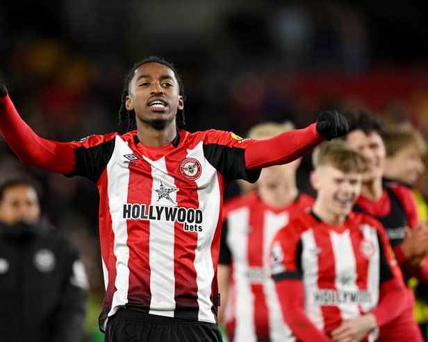 Pompey explored the possibility of taking Brentford's Paris Maghoma on loan in the January window. Pic: Getty.