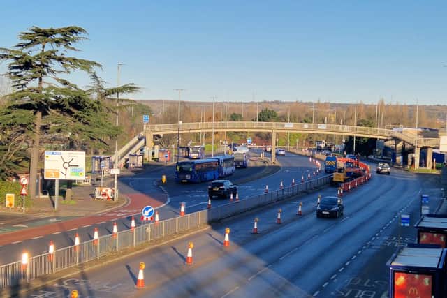 Lane closures in London Road, Hilsea, for SGN gasworks