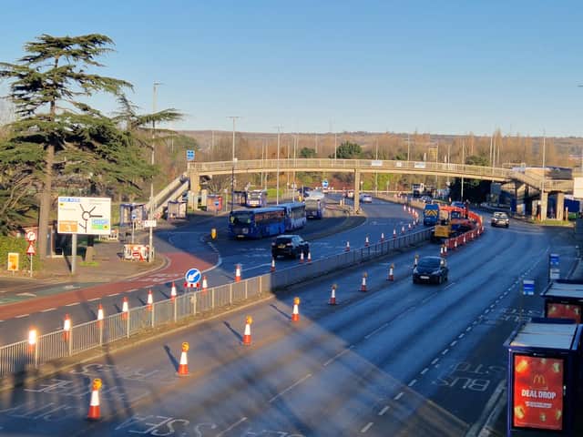 Lane closures in London Road, Hilsea, for SGN gasworks