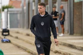 Pompey defender Conor Shaughnessy