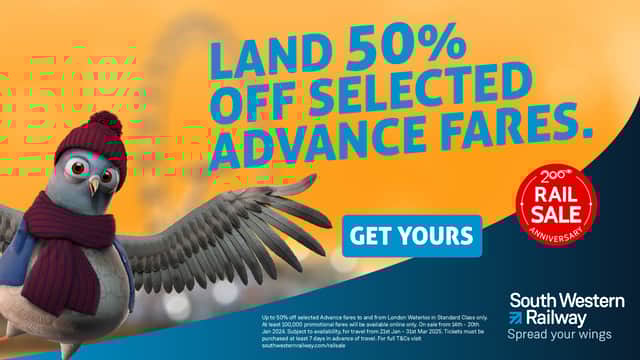 The Rail Sale is underway