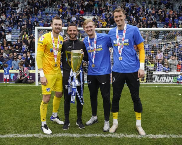 Ryan Schofield, centre right, has been snapped up by Irish League side Coleraine followng is Morecambe release