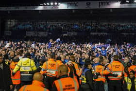 Pompey have concerns over a points loss if fans repeat the Barnsley pitch invasion in April