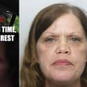 Police find 9kg of cocaine worth up to £750k in Linda Lawrence's car boot.