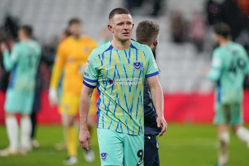 Colby Bishop did not feature in Pompey's FA Cup defeat at Wycombe last week. Picture: Jason Brown/ProSportsImages