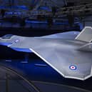 Computer generated image (CGI) issued by BAE Systems of the latest concept model of the UK's next generation combat aircraft, the Tempest.  Ministers have been warned to keep a tight grip on the budget of the £12 billion Tempest jet fighter programme after problems with other international collaborations. The plane, due to enter service in 2035, is being developed with Italy and Japan under the global combat air programme (GCAP).