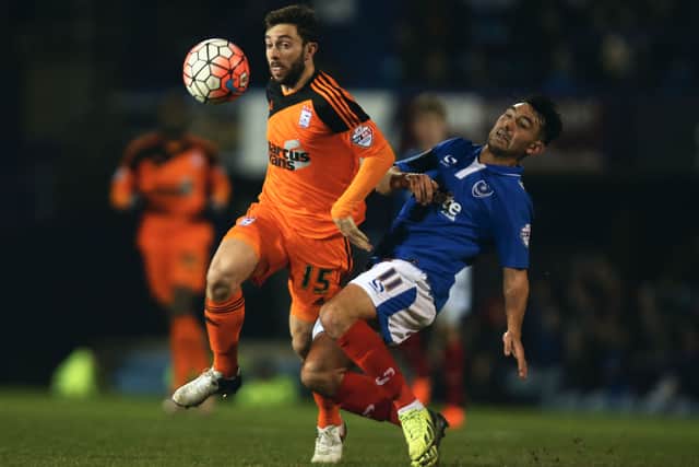 Tommy Oar in action for Ipswich against Pompey in 2016