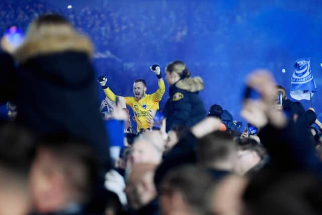 Pompey have been fined £50,000 for their Barnsley pitch invasion in April.