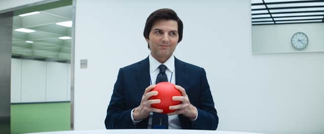 Adam Scott in Severance season two.