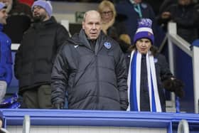 Pompey chairman Michael Eisner during his side's win over Middlesbrough. Pic: Jason Brown/ProSportsImages