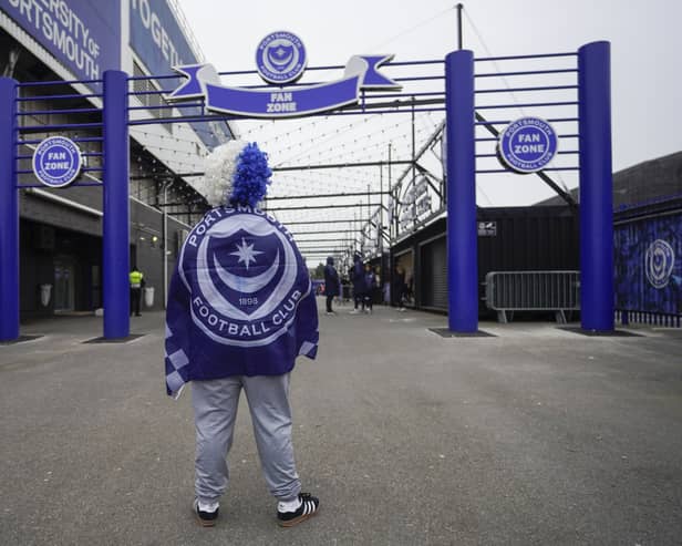 Pompey fans have thanked their Middlesbrough counterparts for the class and respect they showed amid the tragic death of a Blues supporter on Saturday. Pic: Jason Brown/ProSportsImages