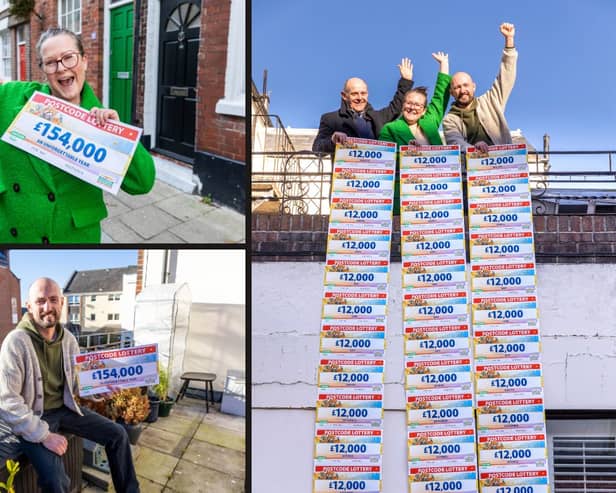 Winners of the postcode lottery in Castle Street, Southsea